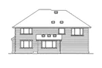 Southern House Plan Rear Elevation - Bellingham Arts And Crafts Home 071D-0116 - Search House Plans and More