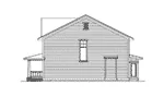 Colonial House Plan Right Elevation - Flintlock Country Farmhouse 071D-0117 - Search House Plans and More