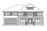 Arts & Crafts House Plan Front Elevation - Cardiff Creek Craftsman Home 071D-0118 - Search House Plans and More