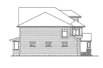 Arts & Crafts House Plan Left Elevation - Cardiff Creek Craftsman Home 071D-0118 - Search House Plans and More