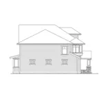 Modern House Plan Left Elevation - Cardiff Creek Craftsman Home 071D-0118 - Search House Plans and More