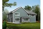 Arts & Crafts House Plan Rear Photo 01 - Cardiff Creek Craftsman Home 071D-0118 - Search House Plans and More