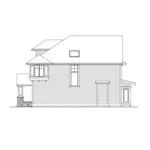 Modern House Plan Right Elevation - Cardiff Creek Craftsman Home 071D-0118 - Search House Plans and More