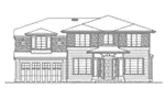 Modern House Plan Front Elevation - Morena Bend Craftsman Home 071D-0119 - Shop House Plans and More