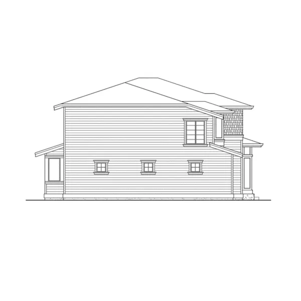 Country House Plan Left Elevation - Morena Bend Craftsman Home 071D-0119 - Shop House Plans and More