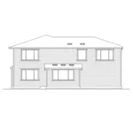 Country House Plan Rear Elevation - Morena Bend Craftsman Home 071D-0119 - Shop House Plans and More