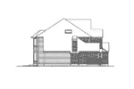 Luxury House Plan Left Elevation - Scoville Place Modern Home 071D-0122 - Shop House Plans and More