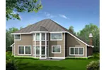Luxury House Plan Rear Photo 03 - Scoville Place Modern Home 071D-0122 - Shop House Plans and More