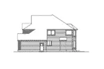 Luxury House Plan Right Elevation - Scoville Place Modern Home 071D-0122 - Shop House Plans and More