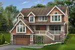 Craftsman House Design Has Stylish Curb Appeal