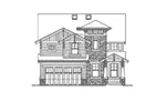 Southern House Plan Front Elevation - Etherton Arts And Crafts Home 071D-0130 - Search House Plans and More