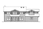 Modern House Plan Front Elevation - Emmett Luxury Country Home 071D-0131 - Search House Plans and More