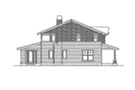 Contemporary House Plan Left Elevation - Emmett Luxury Country Home 071D-0131 - Search House Plans and More