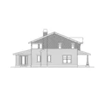 Modern House Plan Left Elevation - Emmett Luxury Country Home 071D-0131 - Search House Plans and More