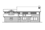 Shingle House Plan Rear Elevation - Emmett Luxury Country Home 071D-0131 - Search House Plans and More