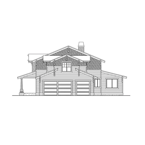 Modern House Plan Right Elevation - Emmett Luxury Country Home 071D-0131 - Search House Plans and More