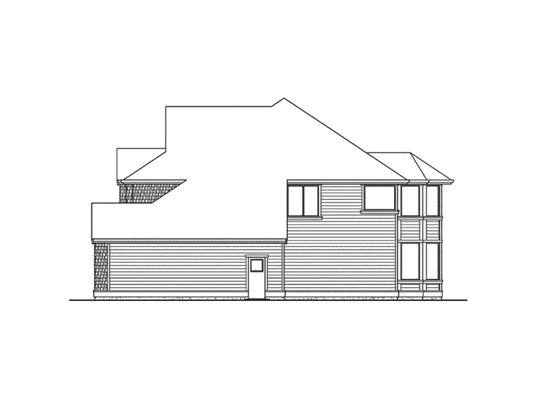 Southern House Plan Right Elevation - Saragossa Manor Luxury Home 071D-0132 - Shop House Plans and More