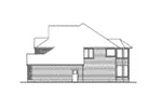 Traditional House Plan Right Elevation - Saragossa Manor Luxury Home 071D-0132 - Shop House Plans and More