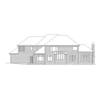 Traditional House Plan Rear Elevation - Glasgow European Home 071D-0133 - Search House Plans and More