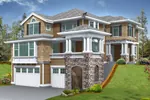 Modern House Plan Front Image - Gramercy Place Craftsman Home 071D-0134 - Search House Plans and More