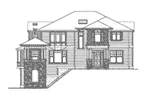 Modern House Plan Front Elevation - Gramercy Place Craftsman Home 071D-0134 - Search House Plans and More