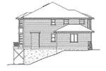 Craftsman House Plan Left Elevation - Edwin Manor Luxury Home 071D-0135 - Search House Plans and More