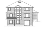 Traditional House Plan Rear Elevation - Edwin Manor Luxury Home 071D-0135 - Search House Plans and More