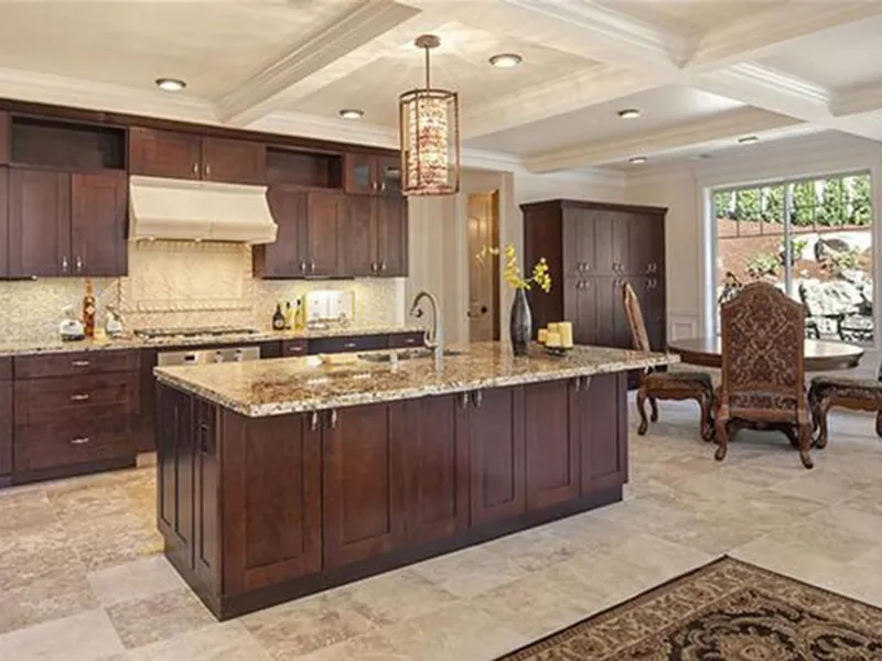 Luxury House Plan Kitchen Photo 01 - Helm Luxury Home 071D-0136 - Search House Plans and More