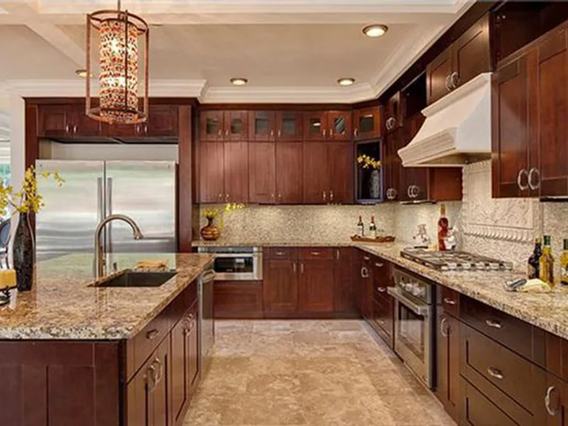 Traditional House Plan Kitchen Photo 03 - Helm Luxury Home 071D-0136 - Search House Plans and More