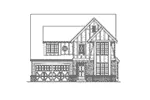 Southern House Plan Front Elevation - Fawn Ridge Craftsman Tudor Home 071D-0137 - Search House Plans and More