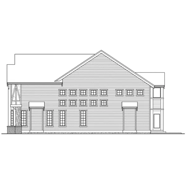 Modern House Plan Right Elevation - Fawn Ridge Craftsman Tudor Home 071D-0137 - Search House Plans and More