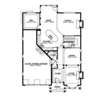 Luxury House Plan First Floor - Plum Grove Luxury Country Home 071D-0138 - Shop House Plans and More