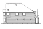 Farmhouse Plan Left Elevation - Plum Grove Luxury Country Home 071D-0138 - Shop House Plans and More