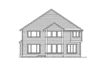 Farmhouse Plan Rear Elevation - Plum Grove Luxury Country Home 071D-0138 - Shop House Plans and More