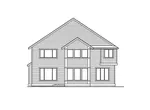 Luxury House Plan Rear Elevation - Plum Grove Luxury Country Home 071D-0138 - Shop House Plans and More