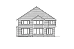 Craftsman House Plan Rear Elevation - Everett Crest Luxury Home 071D-0140 - Search House Plans and More
