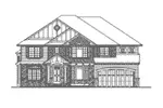 Southern House Plan Front Elevation - Lewisham Tudor Home 071D-0141 - Shop House Plans and More