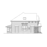 Southern House Plan Left Elevation - Lewisham Tudor Home 071D-0141 - Shop House Plans and More