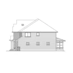 Southern House Plan Right Elevation - Lewisham Tudor Home 071D-0141 - Shop House Plans and More