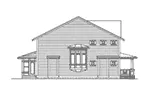Luxury House Plan Left Elevation - Revere Point Luxury Home 071D-0142 - Shop House Plans and More