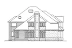 Modern House Plan Left Elevation - Mulberry Green Luxury Home 071D-0144 - Shop House Plans and More