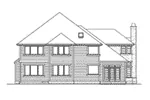 Modern House Plan Rear Elevation - Mulberry Green Luxury Home 071D-0144 - Shop House Plans and More