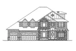 Traditional House Plan Front Elevation - Glenshire Craftsman Home 071D-0146 - Search House Plans and More