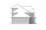Craftsman House Plan Left Elevation - Glenshire Craftsman Home 071D-0146 - Search House Plans and More