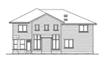 Traditional House Plan Rear Elevation - Hereford Point Sunbelt Home 071D-0147 - Search House Plans and More