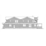 Shingle House Plan Right Elevation - Valley Forge Craftsman Home 071D-0149 - Shop House Plans and More