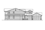 Country House Plan Left Elevation - Lester Manor Traditional Home 071D-0150 - Shop House Plans and More