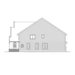 English Cottage House Plan Right Elevation - Royal Pines English Cottage 071D-0151 - Shop House Plans and More