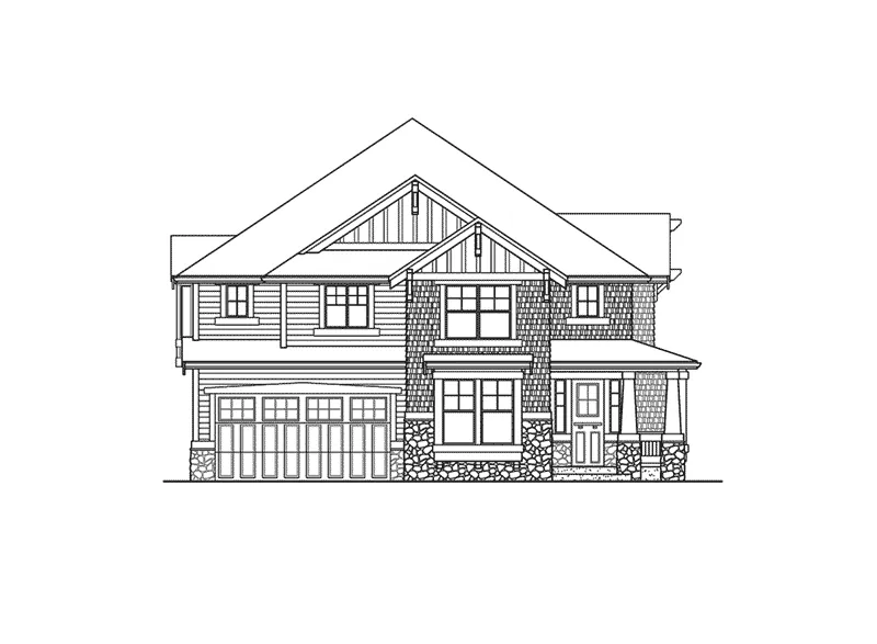 Country House Plan Front Elevation - Eugenia Place Modern Home 071D-0152 - Search House Plans and More