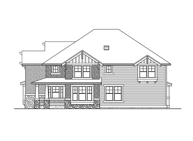 Country House Plan Right Elevation - Eugenia Place Modern Home 071D-0152 - Search House Plans and More